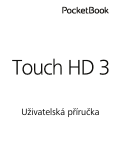 Manuál PocketBook Touch HD 3 Elektronická čtečka