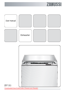 Manual Zanussi ZDT311 Dishwasher