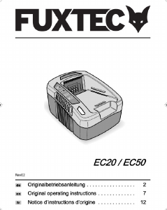 Bedienungsanleitung Fuxtec EC50 Akkuladegerät