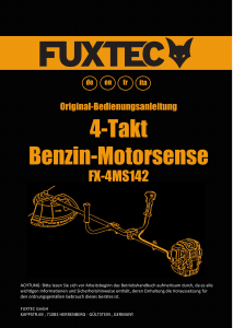 Manuale Fuxtec FX-4MS142 Decespugliatore