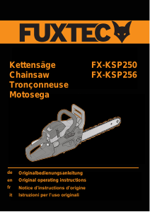 Manuale Fuxtec FX-KSP256 Motosega