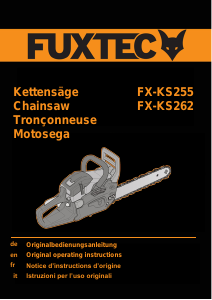 Manuale Fuxtec FX-KS255 Motosega
