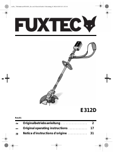 Manual Fuxtec E312D Grass Trimmer