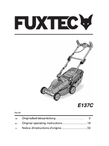 Handleiding Fuxtec E137C Grasmaaier