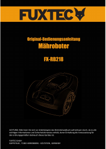 Bedienungsanleitung Fuxtec FX-RB218 Rasenmäher