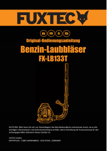 Bedienungsanleitung Fuxtec FX-LB133T Laubblaser