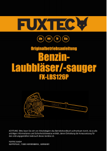 Manual Fuxtec FX-LBS126 Leaf Blower
