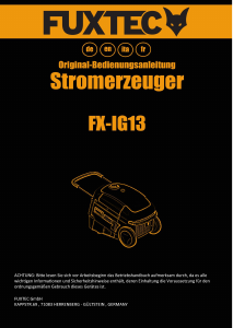 Manuale Fuxtec FX-IG13 Invertitore di potenza