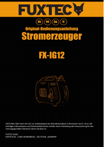 Bedienungsanleitung Fuxtec FX-IG12 Wechselrichter