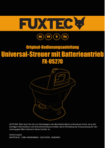 Manuale Fuxtec FX-US270 Spandiconcime