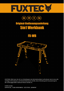 Bedienungsanleitung Fuxtec FX-WB Werkbank