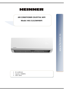 Manual Heinner HAC-CLS12WHWIFI Air Conditioner
