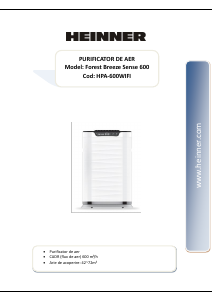 Manual Heinner HPA-600WIFI Purificator de aer