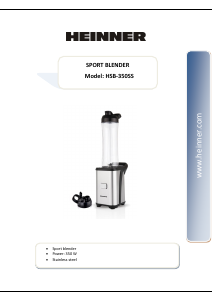 Manual Heinner HSB-350SS Blender