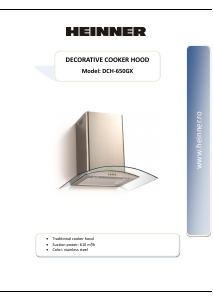 Manual Heinner DCH-650GX Hotă