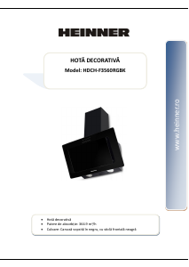 Наръчник Heinner HDCH-F3560RGBK Аспиратор