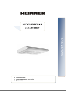 Manual Heinner CH-201WH Hotă