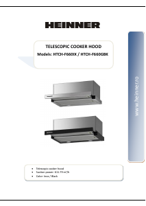Manual Heinner HTCH-F660IX Cooker Hood