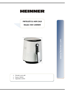 Manual Heinner HAF-1300WH Deep Fryer