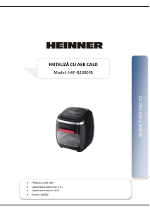 Manual Heinner HAF-B2000FB Friteuză