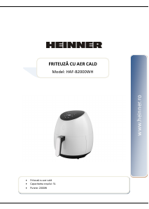 Manual Heinner HAF-B2000WH Deep Fryer