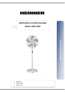 Használati útmutató Heinner HMSF-3WH Ventilátor