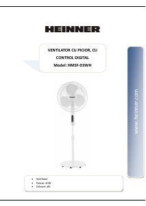 Manual Heinner HMSF-D3WH Fan