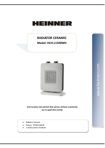Használati útmutató Heinner HCH-L1500WH Hősugárzó