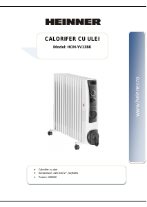 Manual Heinner HOH-YV13BK Heater