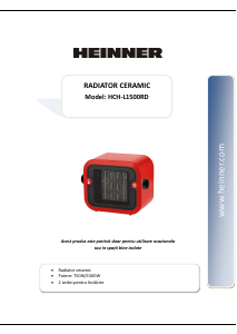 Наръчник Heinner HCH-L1500RD Нагревател