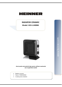 Manual Heinner HCH-L1400BK Radiator