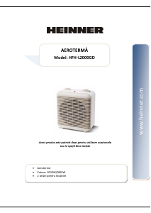 Manual Heinner HFH-L2000GD Heater