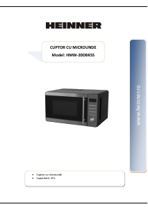 Manual Heinner HMW-20DBKSS Microwave