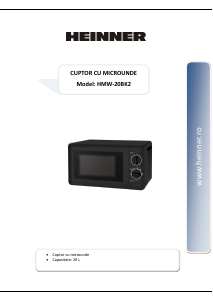 Handleiding Heinner HMW-20BK2 Magnetron