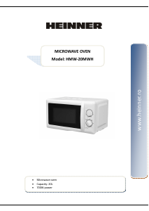 Használati útmutató Heinner HMW-20MWH Mikrohullámú sütő