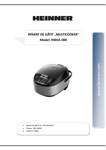 Manual Heinner HMCK-5BK Multicooker