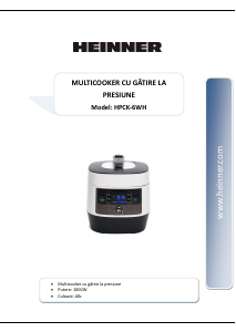 Manual Heinner HPCK-6WH Pressure Cooker