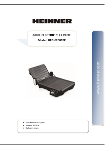 Manual Heinner HEG-F20002P Table Grill