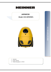 Manual Heinner HVC-MTB700YL Aspirator