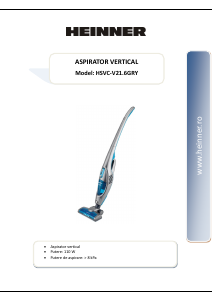 Manual Heinner HSVC-V21.6GRY Vacuum Cleaner