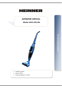 Manual Heinner HSVC-H22.2BL Vacuum Cleaner