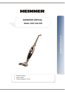 Manual Heinner HSVC-H18.5GD Vacuum Cleaner