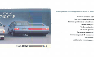 Handleiding Volvo 760 GLE (1984)