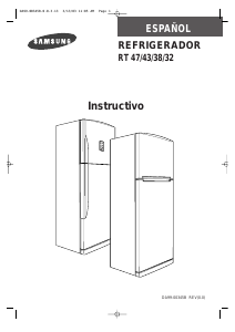 Manual de uso Samsung RT47MASW Frigorífico combinado