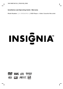 Handleiding Insignia IS-DVD040924 DVD-Video combinatie