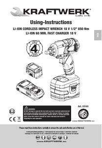 Manual Kraftwerk 32101 Impact Wrench