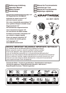 Manual Kraftwerk 3837 Chave de impacto