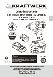 Manual Kraftwerk 32103 Impact Wrench