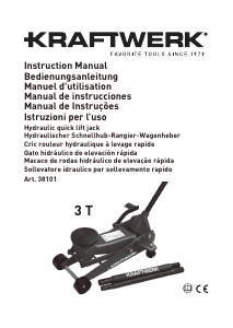 Manual de uso Kraftwerk 38101 Cric