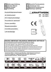 Bedienungsanleitung Kraftwerk 31013 Schraubenschlüssel